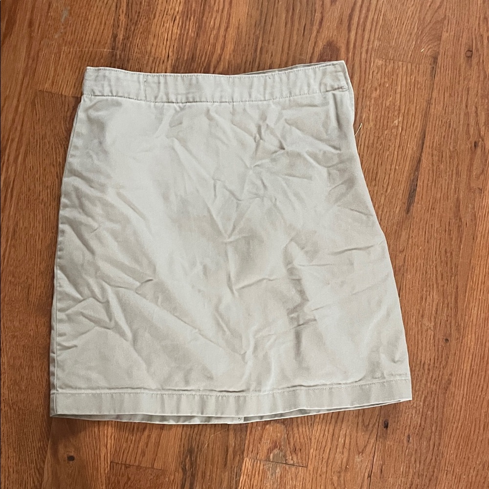 Lands' End Women's Mini Skirt in Cream